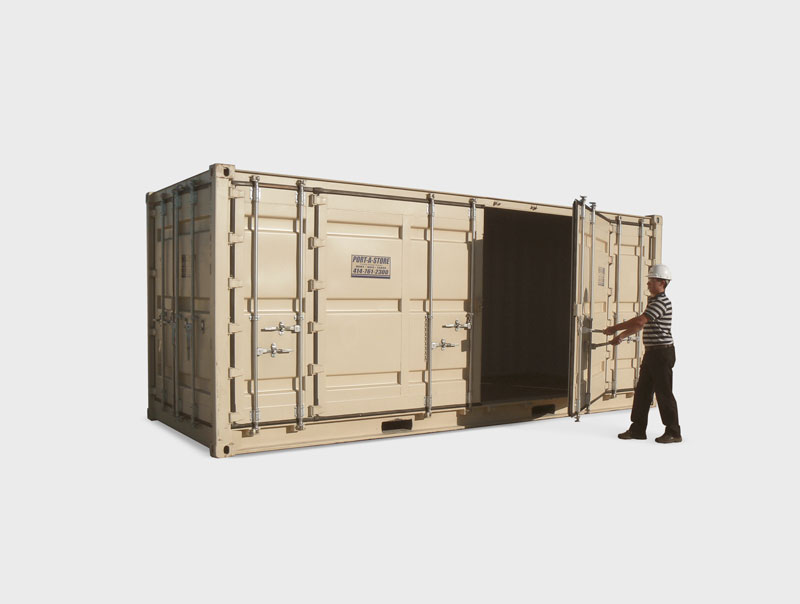 20' Open-side Storage Container